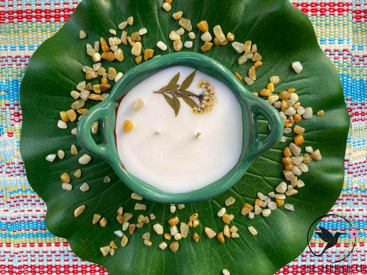 Mexican cazuelita candle