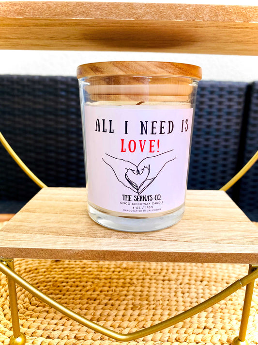 Lava You Candle - All I Need is Love