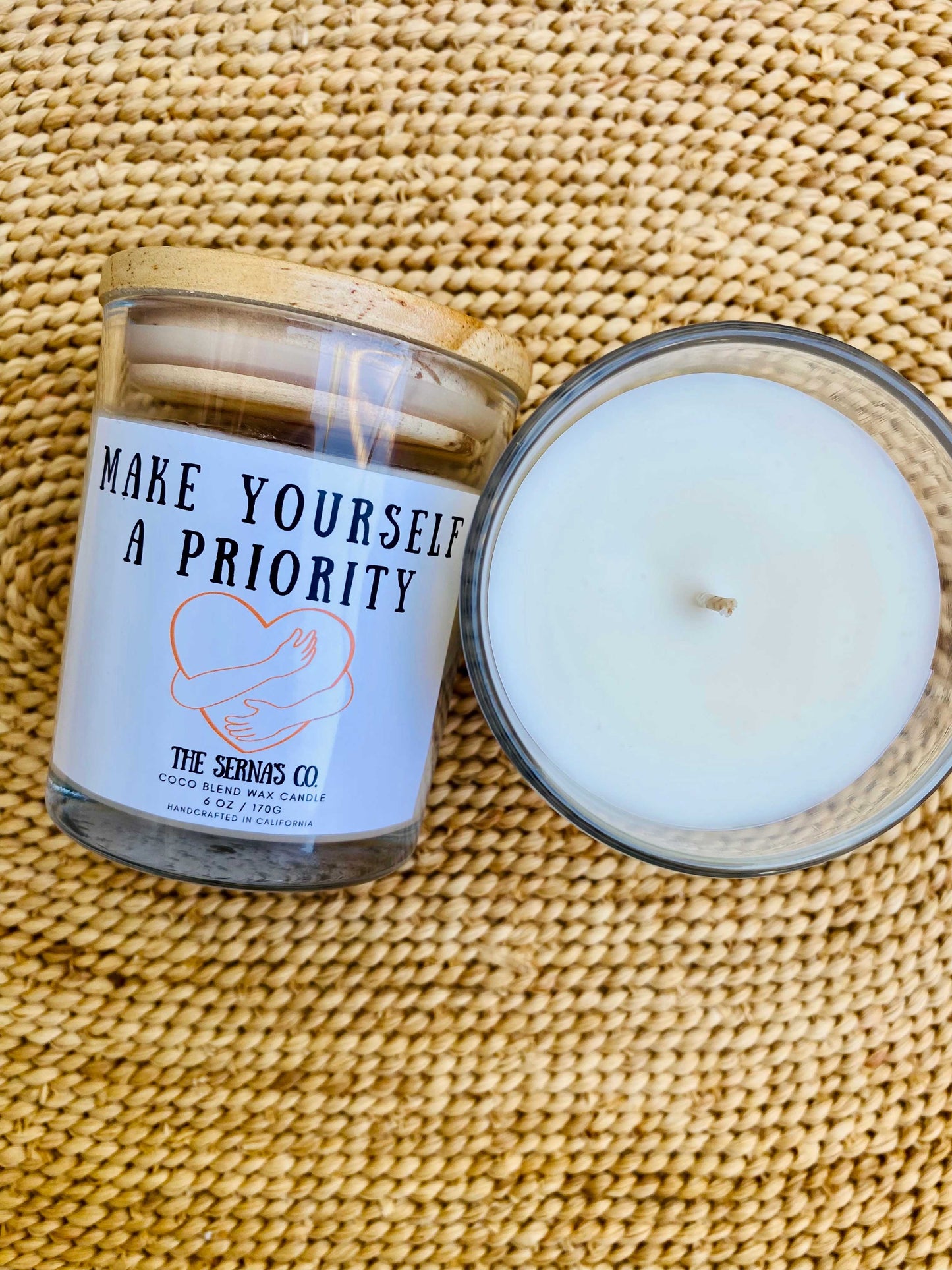 Caribbean Teakwood Candle - Make Yourself a Priority