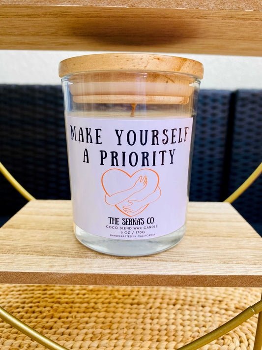 Caribbean Teakwood Candle - Make Yourself a Priority